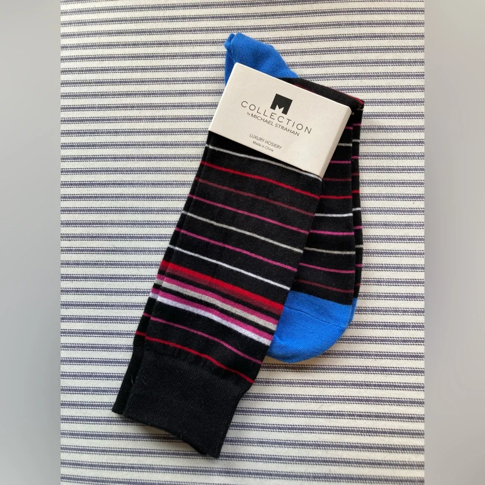 NWT Socks for men by Michael Strahan-Luxury Size 10-13